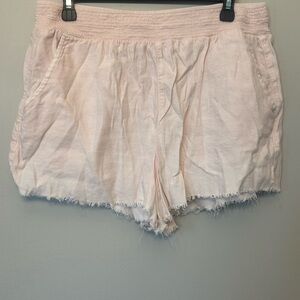 American Eagle shorts light pink, high-waisted lounge shorts Size XL